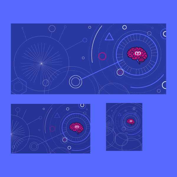 A series of heroes conveying high thought process and problem solving by Aries Solutions.