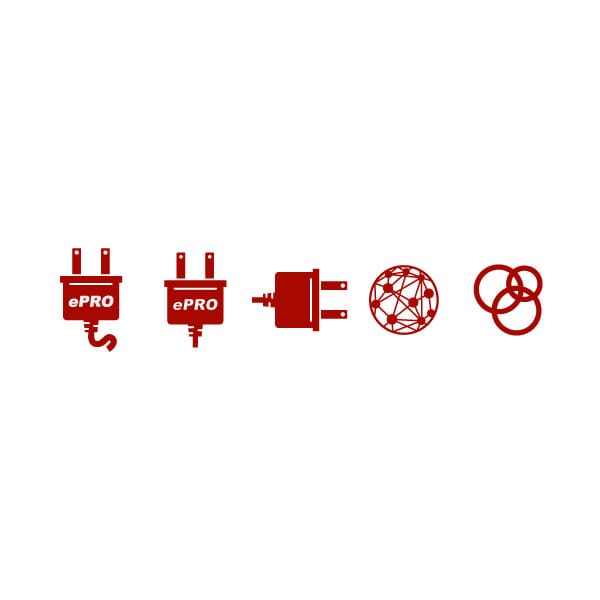 A selection of icons for use in the EPRO experience to link and connect to the app.